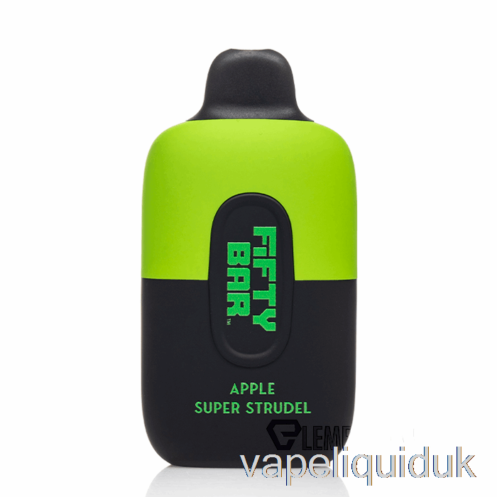 Fifty Bar 6500 Disposable Apple Super Strudel Vape Juice